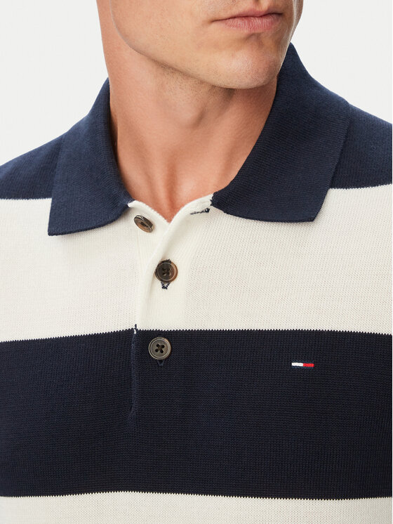 Tommy Jeans Tommy Jeans Πουλόβερ DM0DM20304 Σκούρο μπλε Slim Fit
