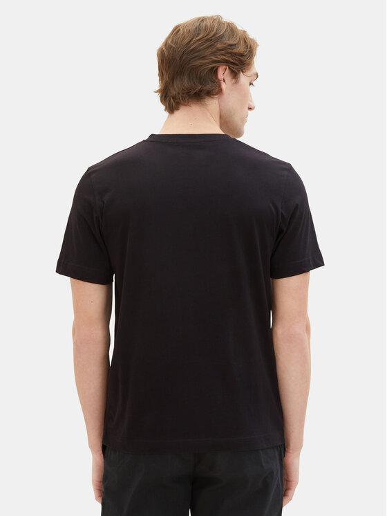 Tom Tailor Tom Tailor Σετ 2 T-Shirts 1037738 Μαύρο Regular Fit