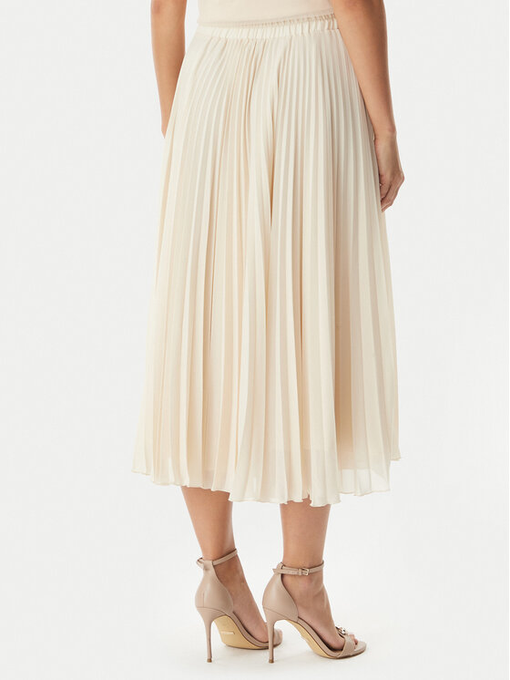 Rinascimento Rinascimento Faltenrock CFC0128147003 Hellbeige Regular Fit