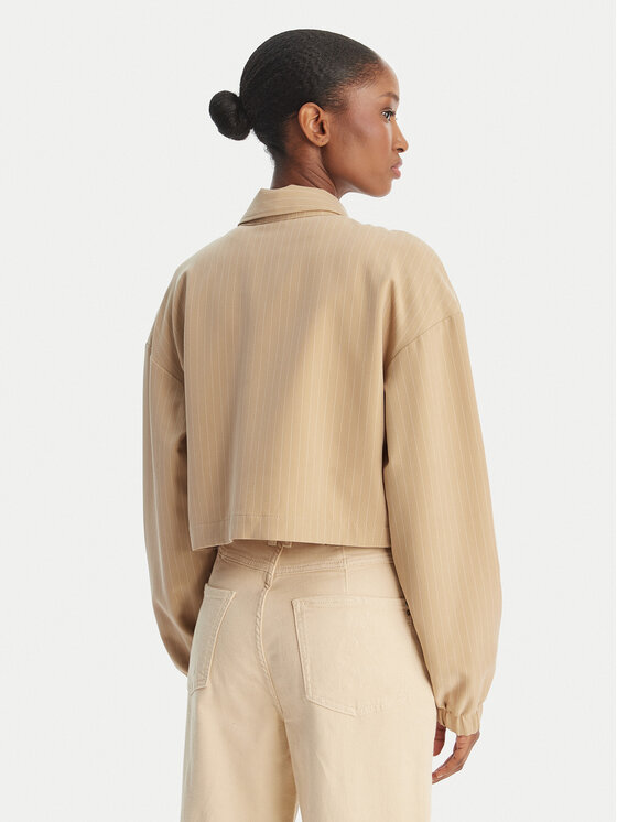 HUGO HUGO Hemdjacke Aribabi-1 B 50552372 Beige Oversize