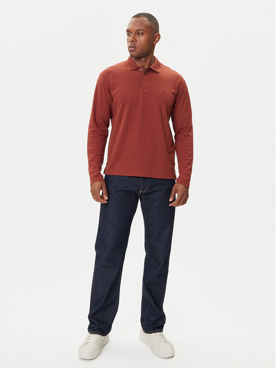 Jack&Jones Jack&Jones Polo Crodney 12259645 Smeđa Regular Fit