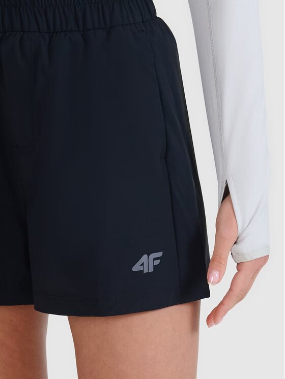 4F 4F Σορτς 4FWSS25TFSHF0953-20S Μαύρο Regular Fit