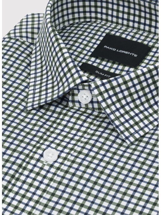 Pako Lorente Pako Lorente Koszula P26WF-1X-023 Zielony Slim Fit