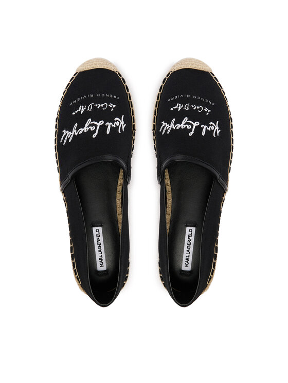 KARL LAGERFELD KARL LAGERFELD Espadrilles Kamini KL80110A Fekete