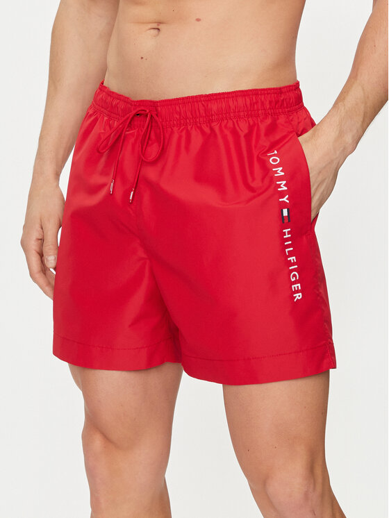 Tommy Hilfiger Tommy Hilfiger Pantaloncini da bagno UM0UM03258 Rosso Regular Fit