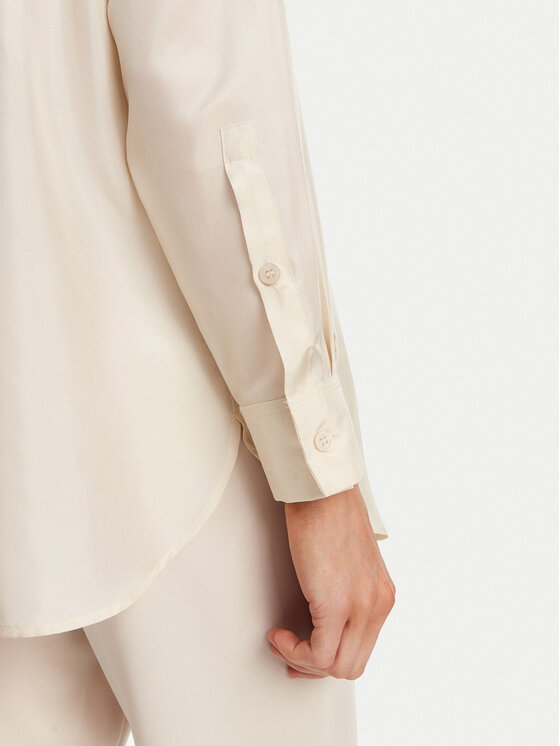 Marella Marella Camicia Alec 2513111015 Écru Regular Fit