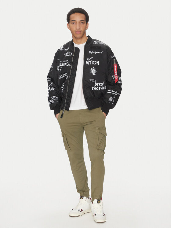 Alpha Industries Alpha Industries Joggers kalhoty Twill 116202 Zelená Regular Fit