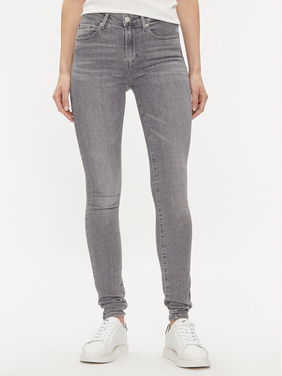 Tommy Hilfiger Blugi Como WW0WW41302 Gri Skinny Fit