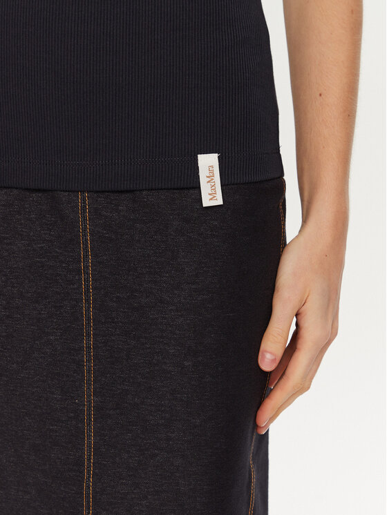 Max Mara Leisure Max Mara Leisure Marškinėliai Peggi 2426946068 Tamsiai mėlyna Regular Fit