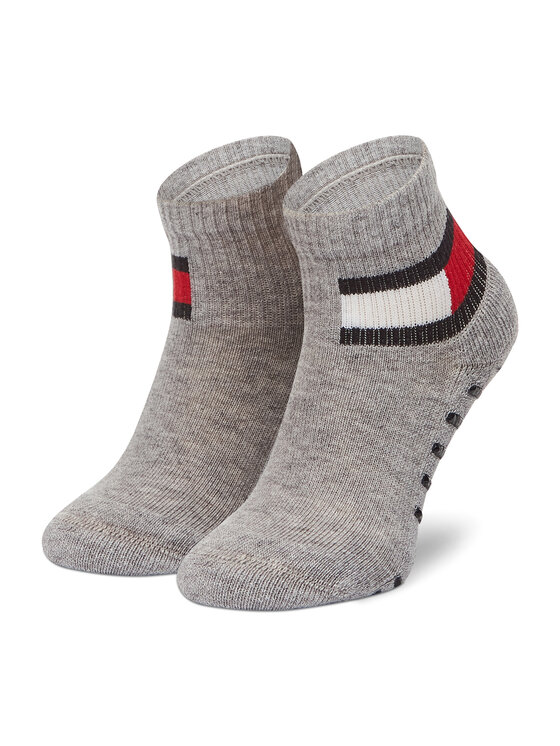 Tommy Hilfiger Tommy Hilfiger Set od 2 para dječjih visokih čarapa 100002319 Siva