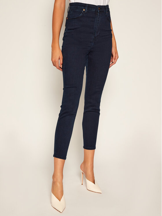 Wrangler Wrangler Jeans Wriggler W2H0JC22H 112128603 Blu scuro Skinny Fit