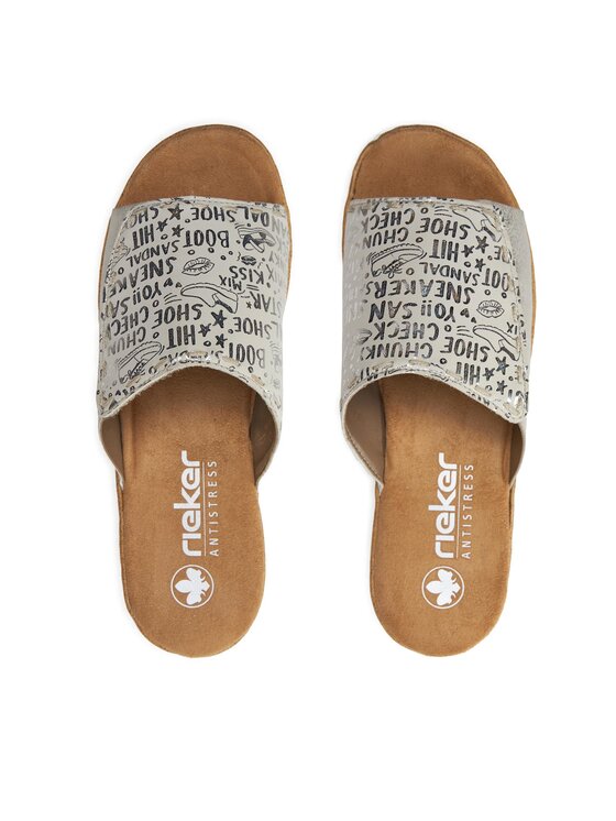 Rieker Rieker Iešļūcenes V0290-90 Sudraba