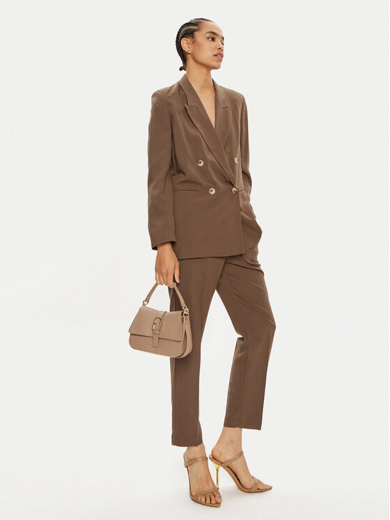 ViCOLO ViCOLO Штани з тканини TB1564 Коричневий Regular Fit