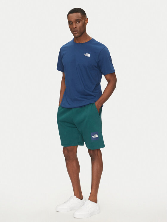 The North Face The North Face T-Shirt Redbox NF0A87NP Niebieski Regular Fit