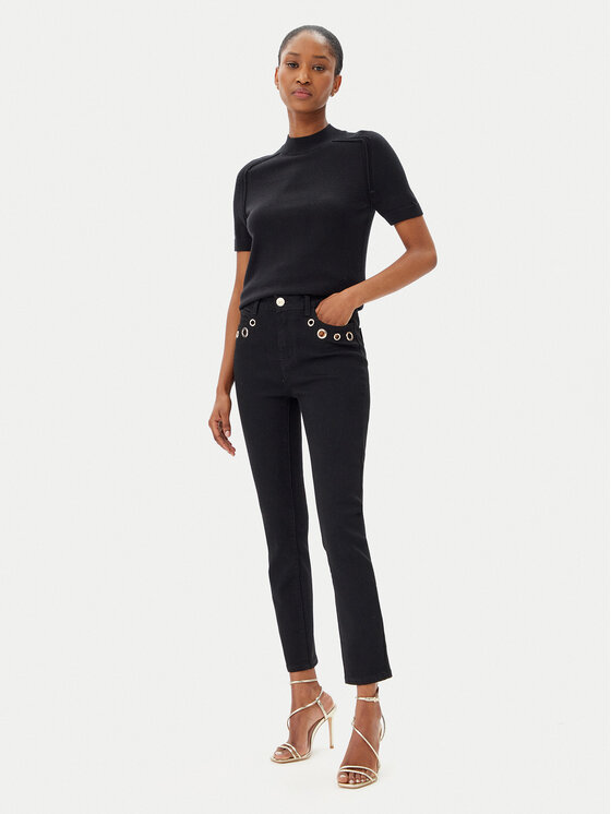 ARTIGLI ARTIGLI Jeansy ADDE002564 002 Czarny Slim Fit