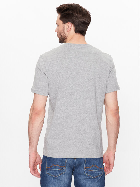 Mustang Mustang T-Shirt Alex 1013221 Grau Regular Fit