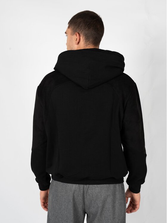 Les Hommes Les Hommes Μπλούζα LBH1001700F Μαύρο Regular Fit
