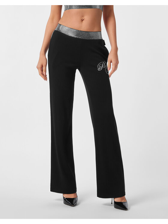 PHILIPP PLEIN PHILIPP PLEIN Spodnie dresowe 27241 Czarny Jogger Fit