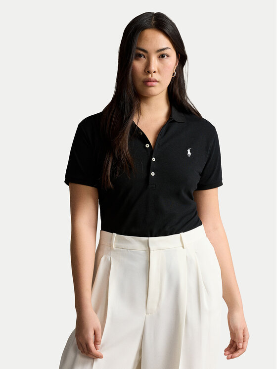 Polo Ralph Lauren Polo Ralph Lauren Poloshirt 211870245005 Schwarz Slim Fit