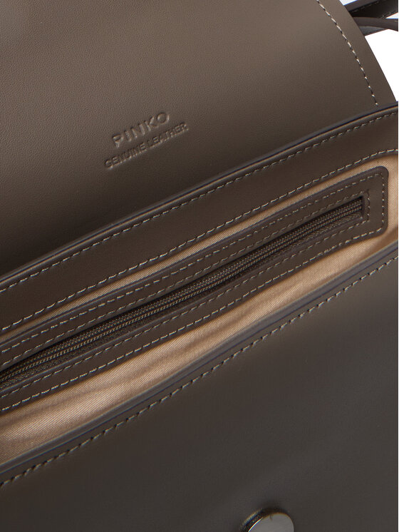 PINKO PINKO Дамска чанта Saddle Mini PE PLTT 103831 A1ZX Сив