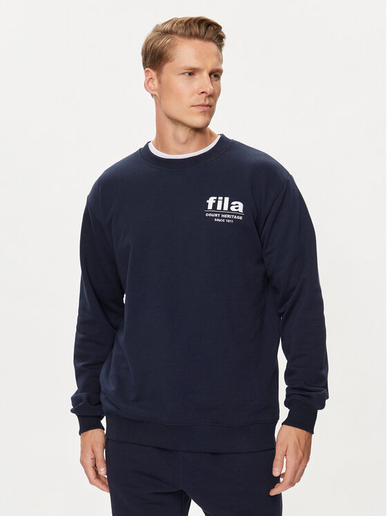 Fila Sweatshirt FAM0671 Bleu marine Relaxed Fit Modivo