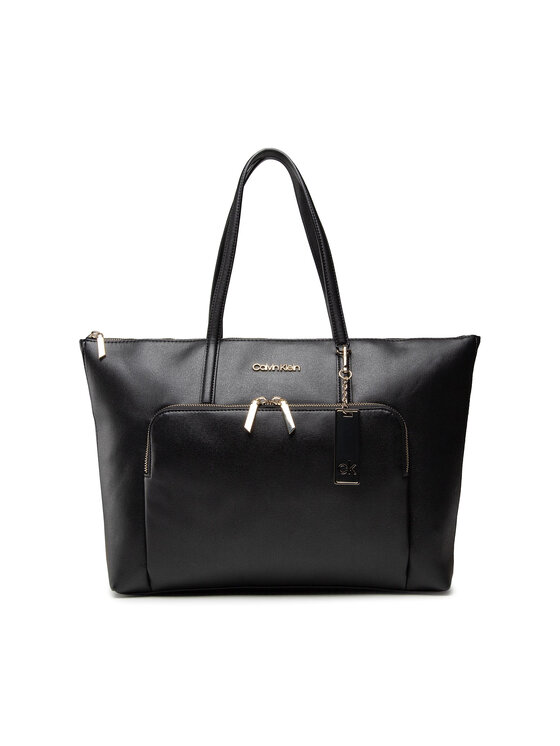 Borsetta Shopper Lg Saffiano K60K608554 Nero