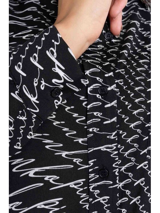 PINKO Pinko Košile Cricchetto Černá Regular Fit