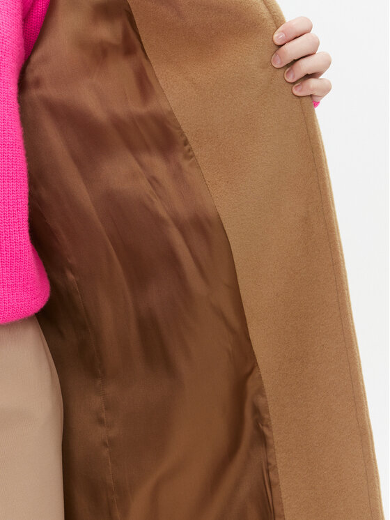 PINKO Pinko Cappotto di lana 101976 A182 Marrone Regular Fit