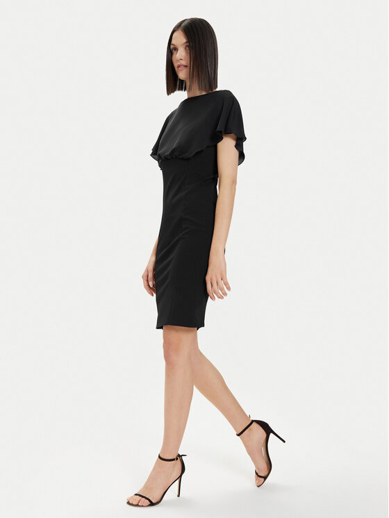 Rinascimento Rinascimento Kokteilikleit CFC0118271003 Must Regular Fit