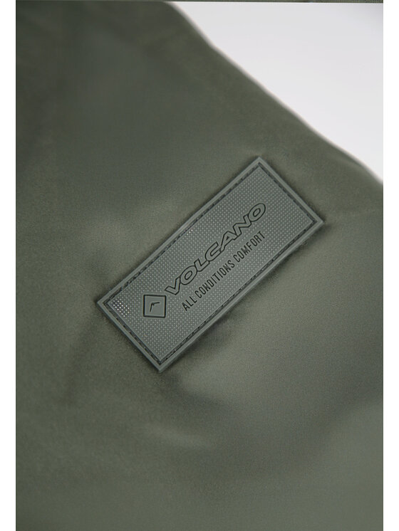 Volcano Volcano Kurtka puchowa J-TURIX Khaki Regular Fit