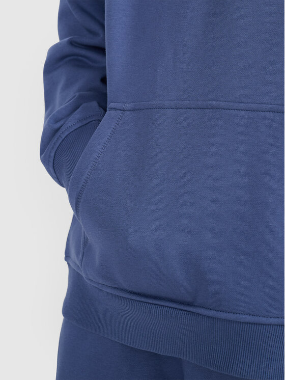 4F 4F Bluza BASIC+ Niebieski Oversize