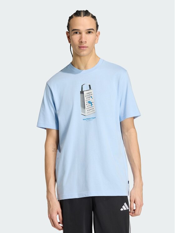 adidas adidas T-Shirt 165399 Niebieski jasny Regular Fit