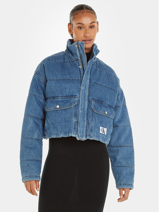 Calvin Klein Jeans Jeans jakna J20J221256 Modra Regular Fit