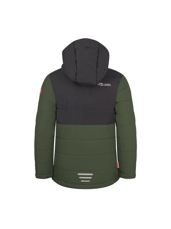 Trollkids Trollkids Kurtka zimowa 513-347 Zielony Regular Fit