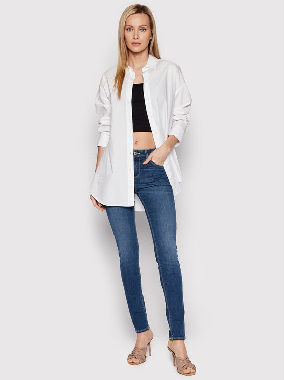 United Colors Of Benetton United Colors Of Benetton Džínsy 4NF1574K5 Tmavomodrá Skinny Fit
