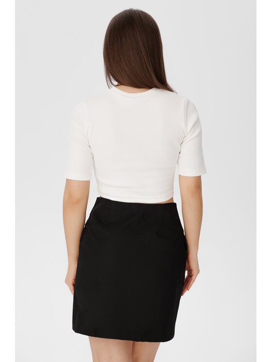 LAURELLA LAURELLA Sukňa 7TU005 Čierna Regular Fit