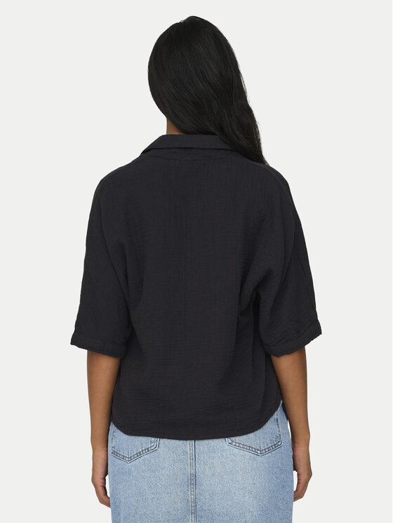 ONLY ONLY Πουκάμισο Thyra 15267839 Μαύρο Regular Fit