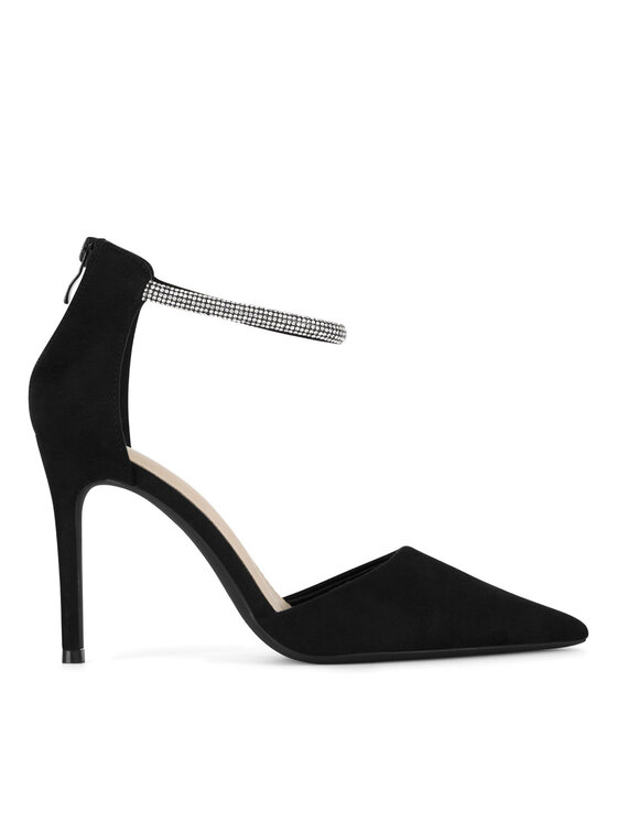 Pantofi cu toc subțire DeeZee BG-1818 Negru
