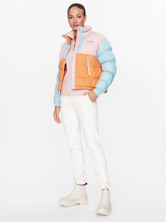 Columbia Columbia Kurtka zimowa Pike Lake™ II Cropped Jacket Pomarańczowy Regular Fit