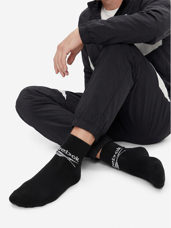 Reebok Reebok Дълги чорапи R0429-SS24 (3-pack) Черен