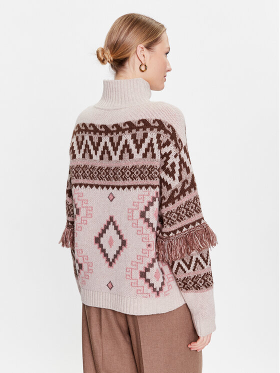 Weekend Max Mara Weekend Max Mara Pulover Shermo 53662523 Bež Relaxed Fit