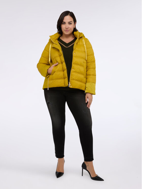 Fiorella Rubino Fiorella Rubino Giubbotto piumino F007T001424N025 Giallo Regular Fit