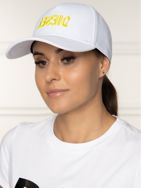 Diesel Diesel Cap Cinidies-Ra Hat 00SR3X 0LAOI 100 Weiß