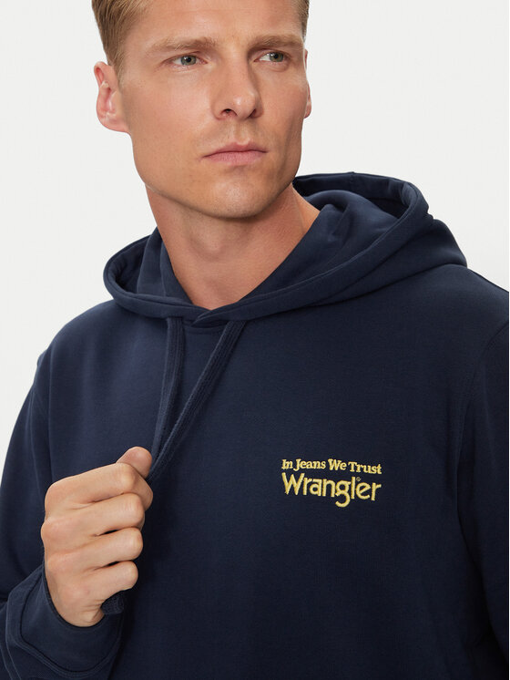 Wrangler Wrangler Džemperis 112357369 Tamsiai mėlyna Regular Fit