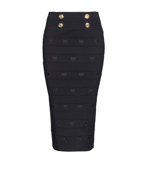 PINKO Pinko Gonna STAPELIA GONNA 102883A1LKZ99 Nero Regular Fit