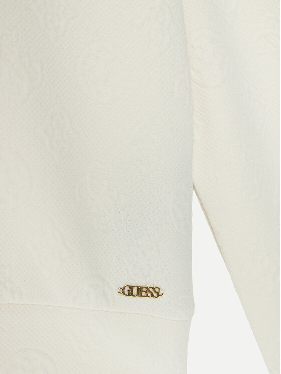 Guess Guess Felpa J5RQ22 KCHR2 Écru Regular Fit