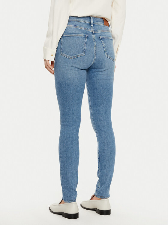 Tommy Hilfiger Tommy Hilfiger Blugi Harlem WW0WW43716 Albastru Skinny Fit