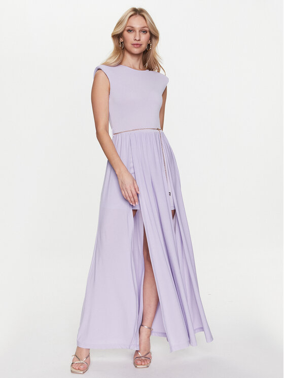 Rinascimento Rinascimento Kokteilinė suknelė CFC0112920003 Violetinė Regular Fit