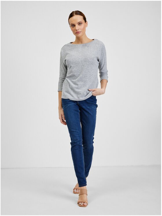 Orsay Orsay T-Shirt 105102-692000__M Szary Regular Fit