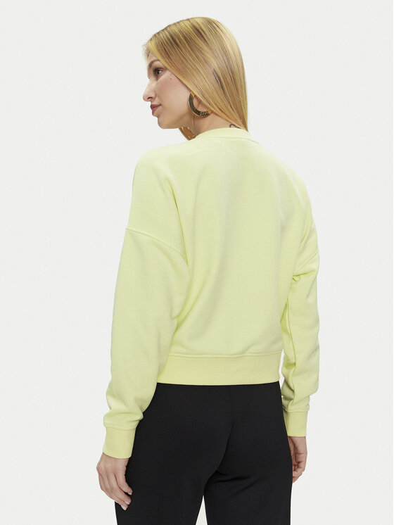 Guess Guess Bluza Skylar V4GQ07 K8802 Zielony Relaxed Fit